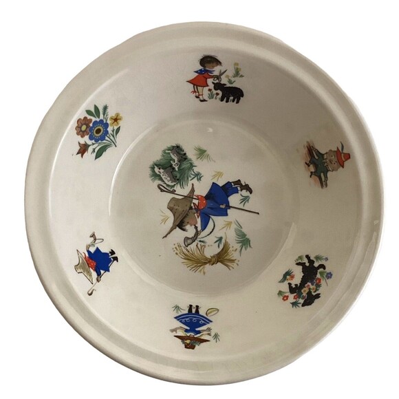 “Little Boy Blue” Arklow of Ireland 4 Pc Dish Set Vintage Child’s Set Erin Stone - Picture 5 of 16